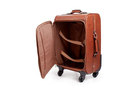 vachetta leather luggage.